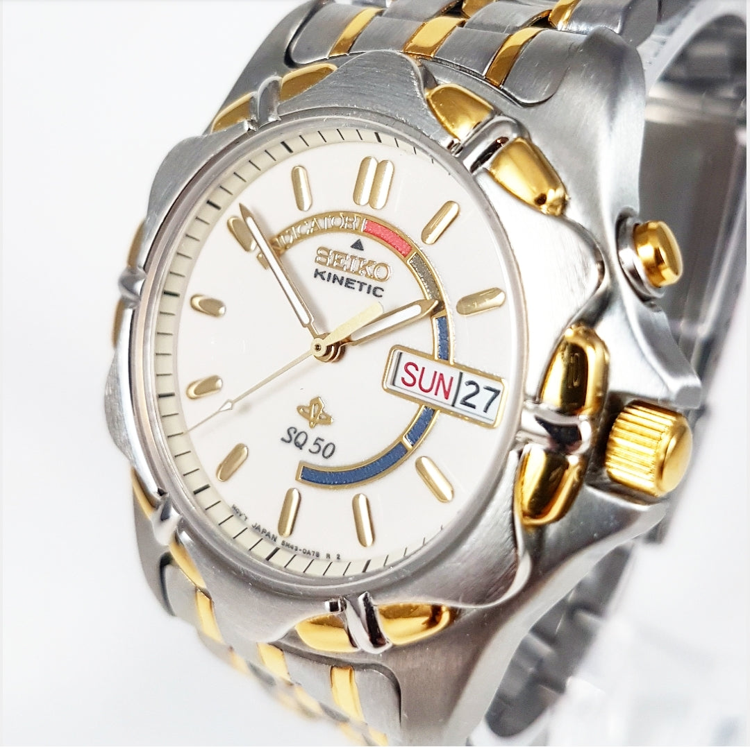 1996 Seiko Kinetic SQ50 5M43-0A50 – Mornington Watches