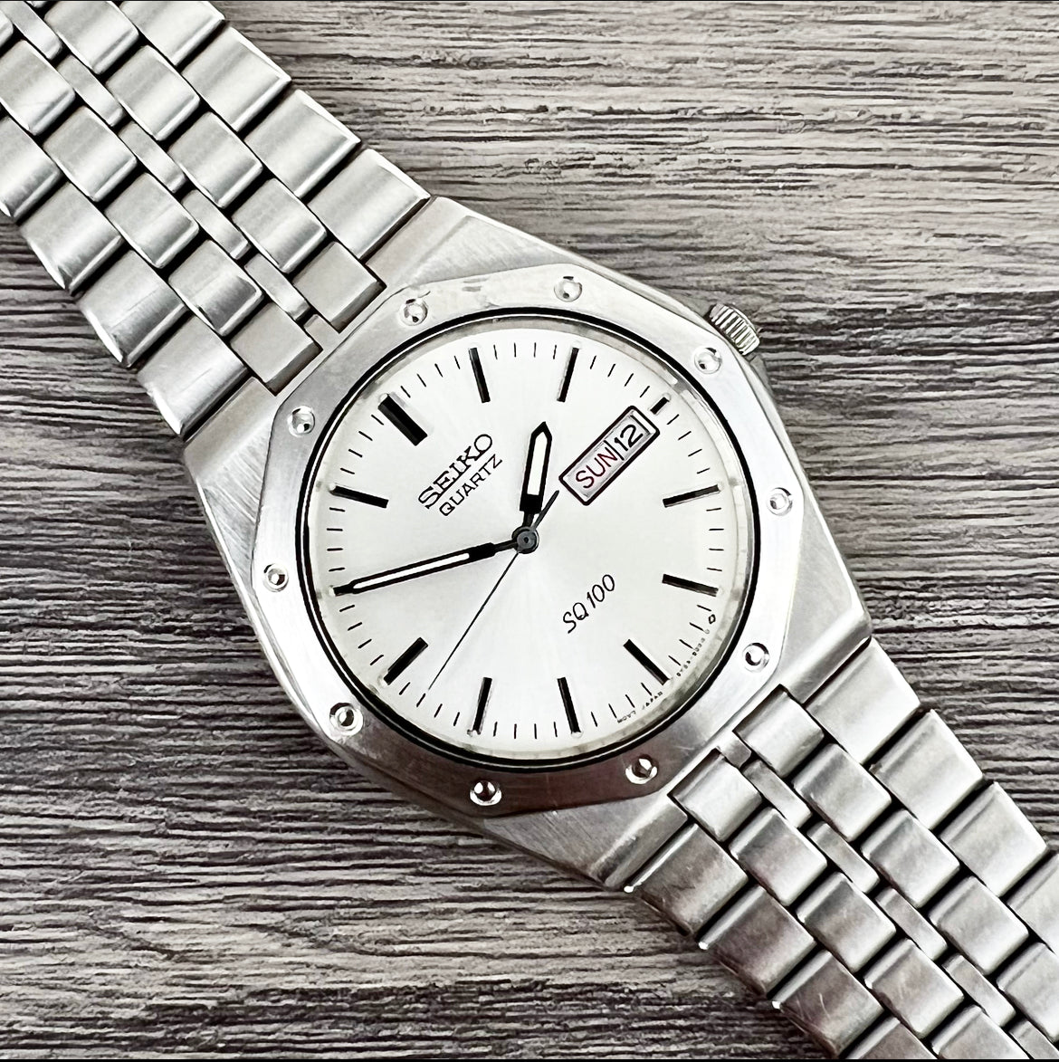 1989 Seiko SQ100 5Y23-8200 'Royal Oak' Quartz – Mornington Watches