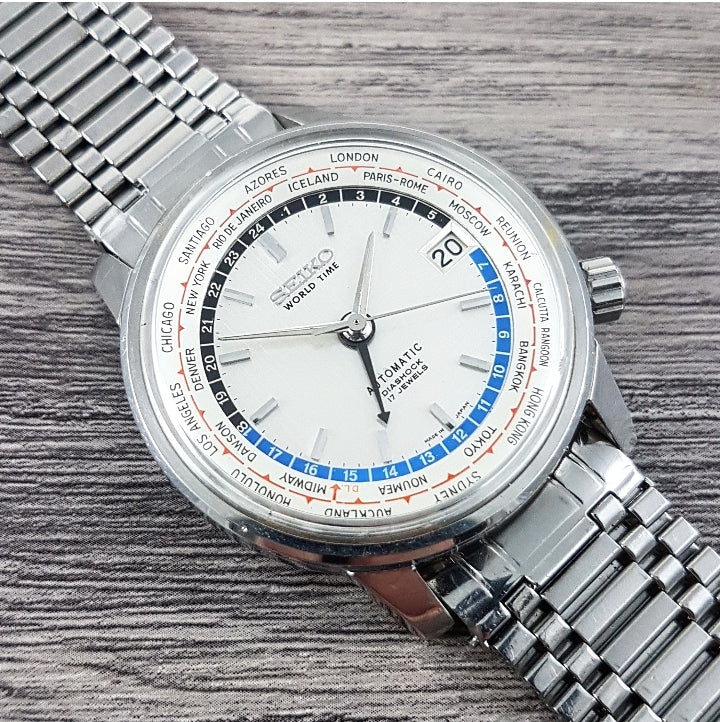 1964 Seiko Olympics World Time 6217-7000 Automatic – Mornington Watches