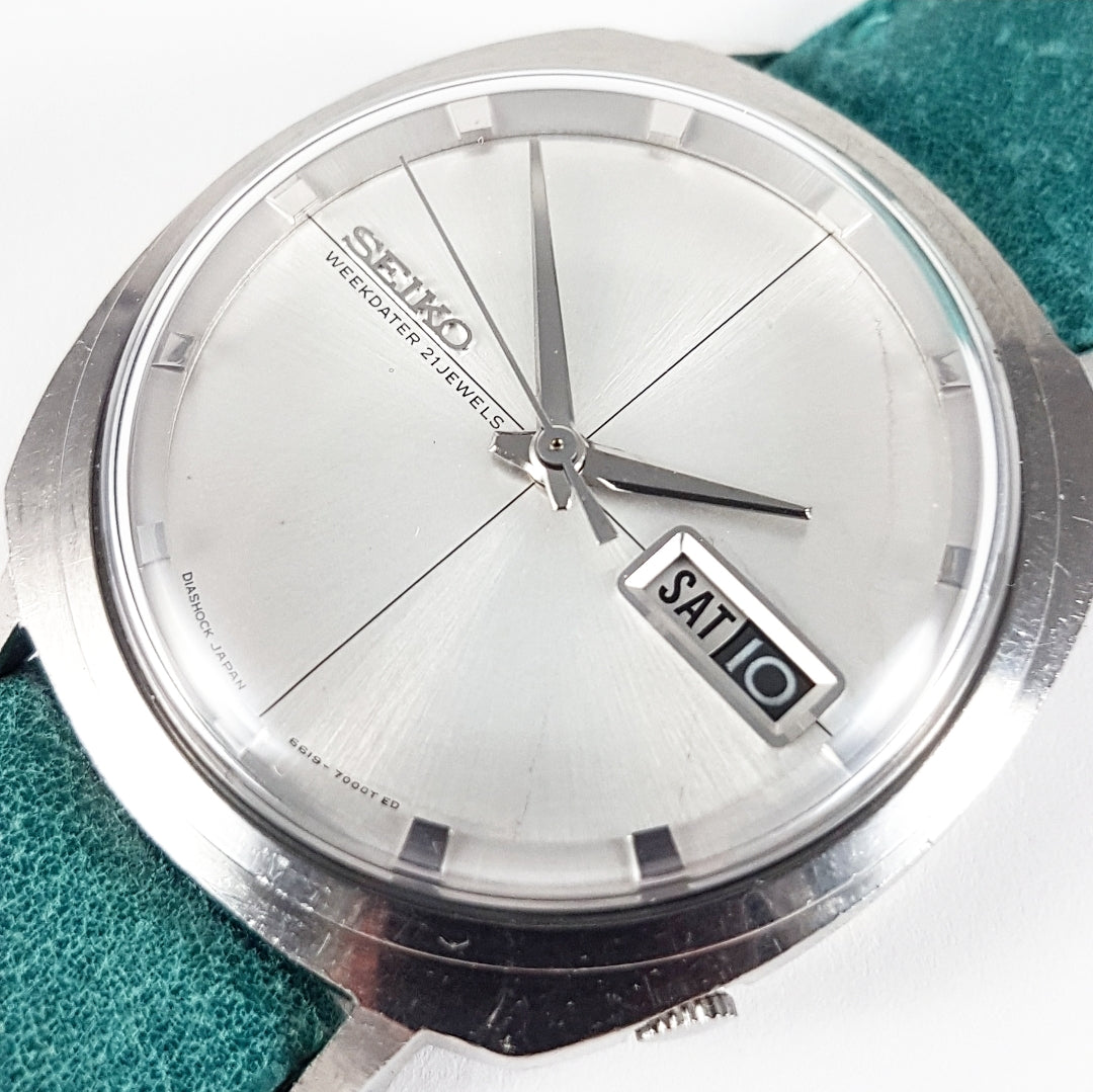 1967 Seiko 5 Sportsmatic Weekdater 6619-7001 Automatic – Mornington Watches