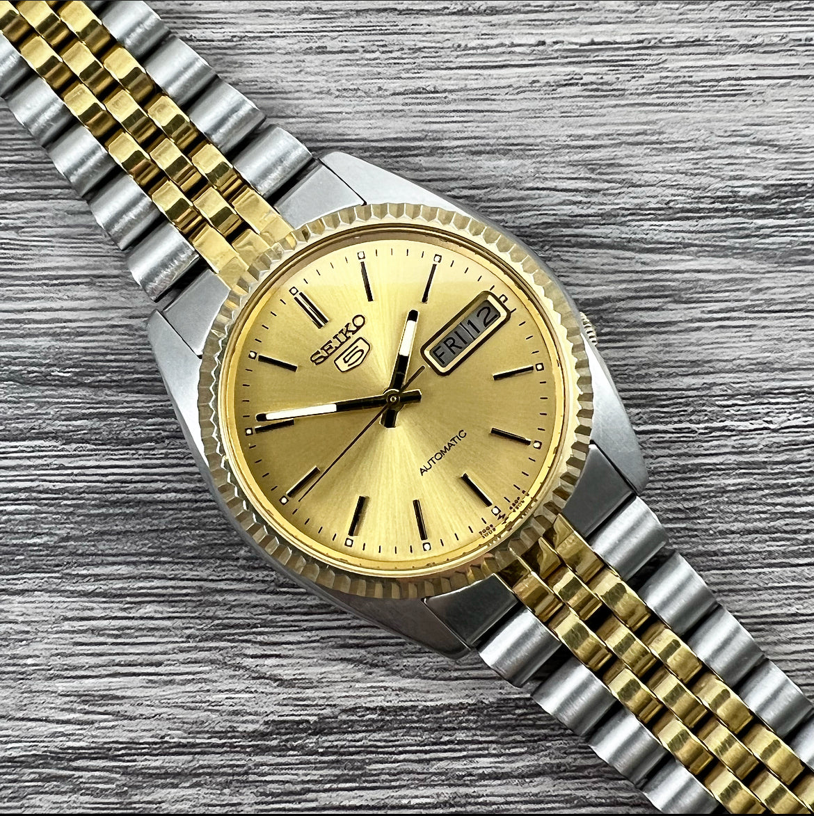 1991 Seiko 5 7009-3110 Automatic 'Datejust' – Mornington Watches