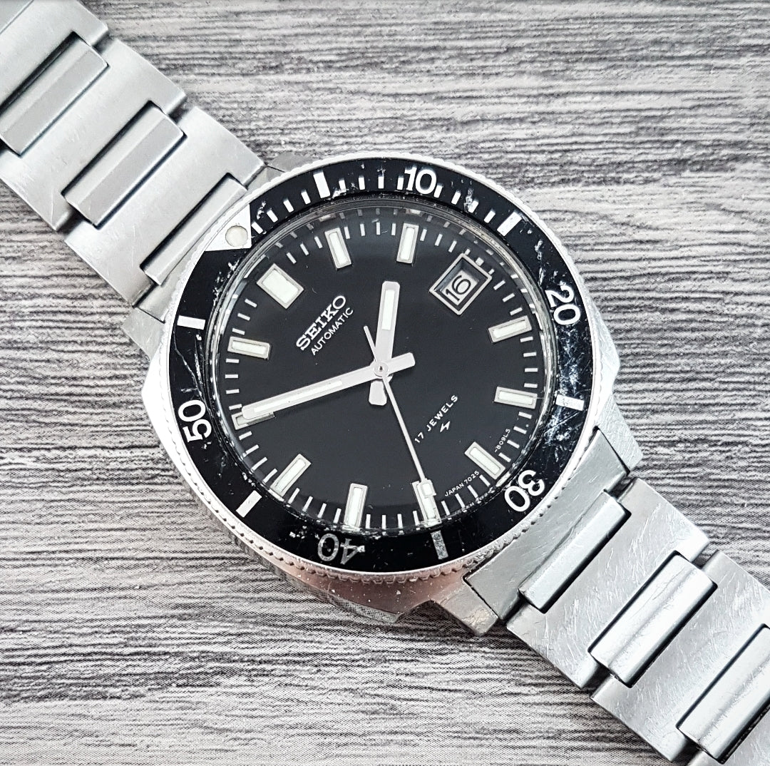 1977 Seiko 7025-8099 'Poor Man's 62MAS' Automatic Diver – Mornington Watches