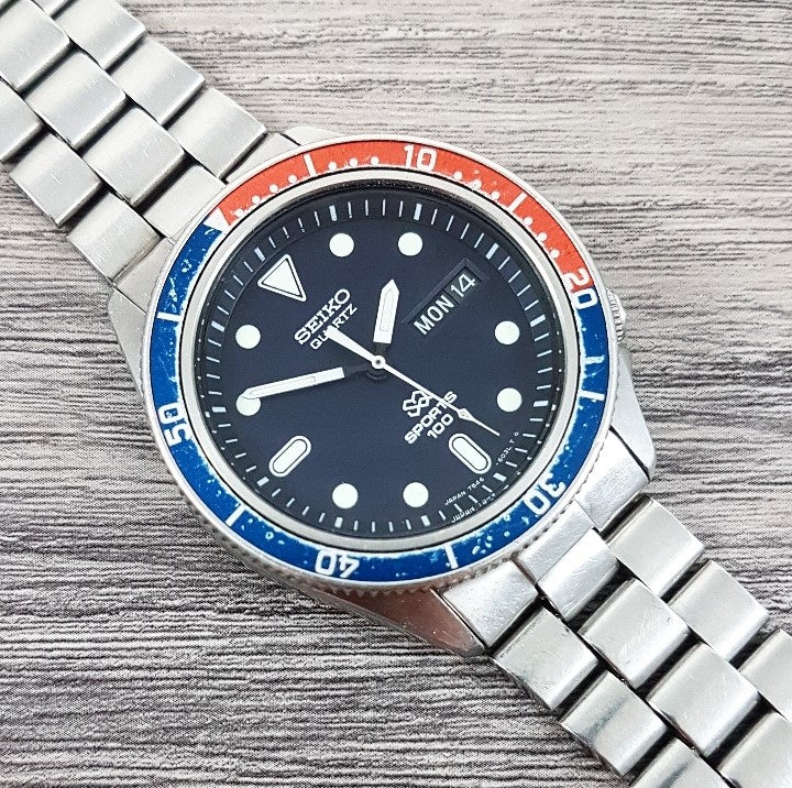 1979 Seiko SQ Sports 100 7546-6040 Pepsi Quartz – Mornington Watches