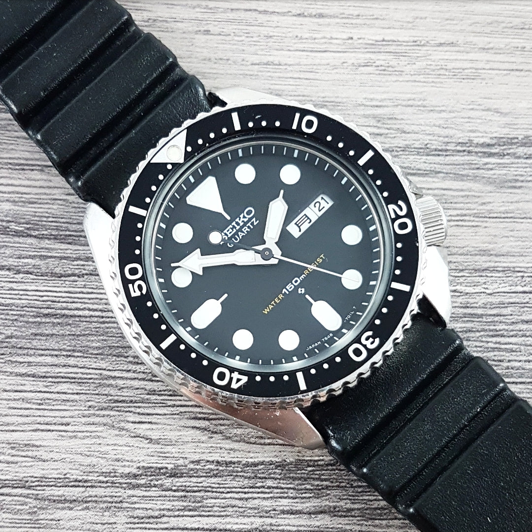 1981 Seiko Quartz 7548-7000 JDM 'Water 150m Resist' Diver Watch Head O –  Mornington Watches