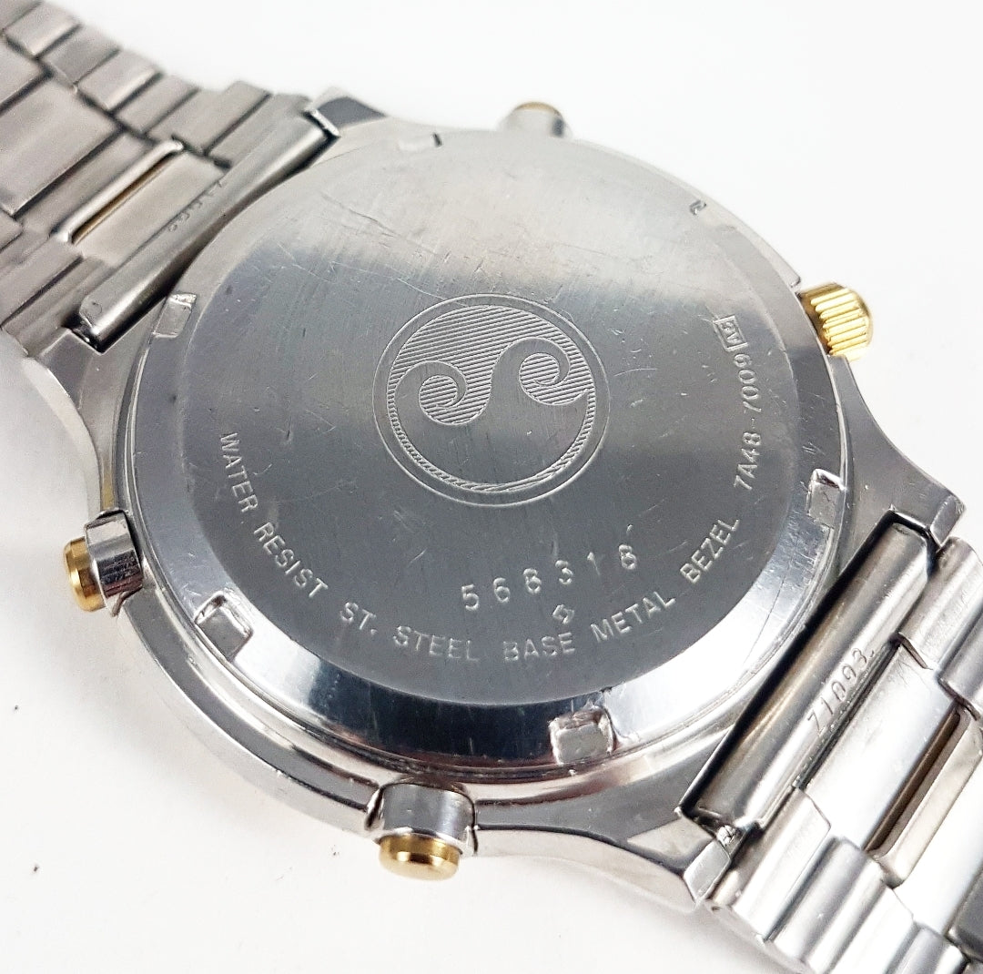 1985 Seiko SQ 7A48-7009 Sports 100 Quartz Chronograph (Full Set) –  Mornington Watches
