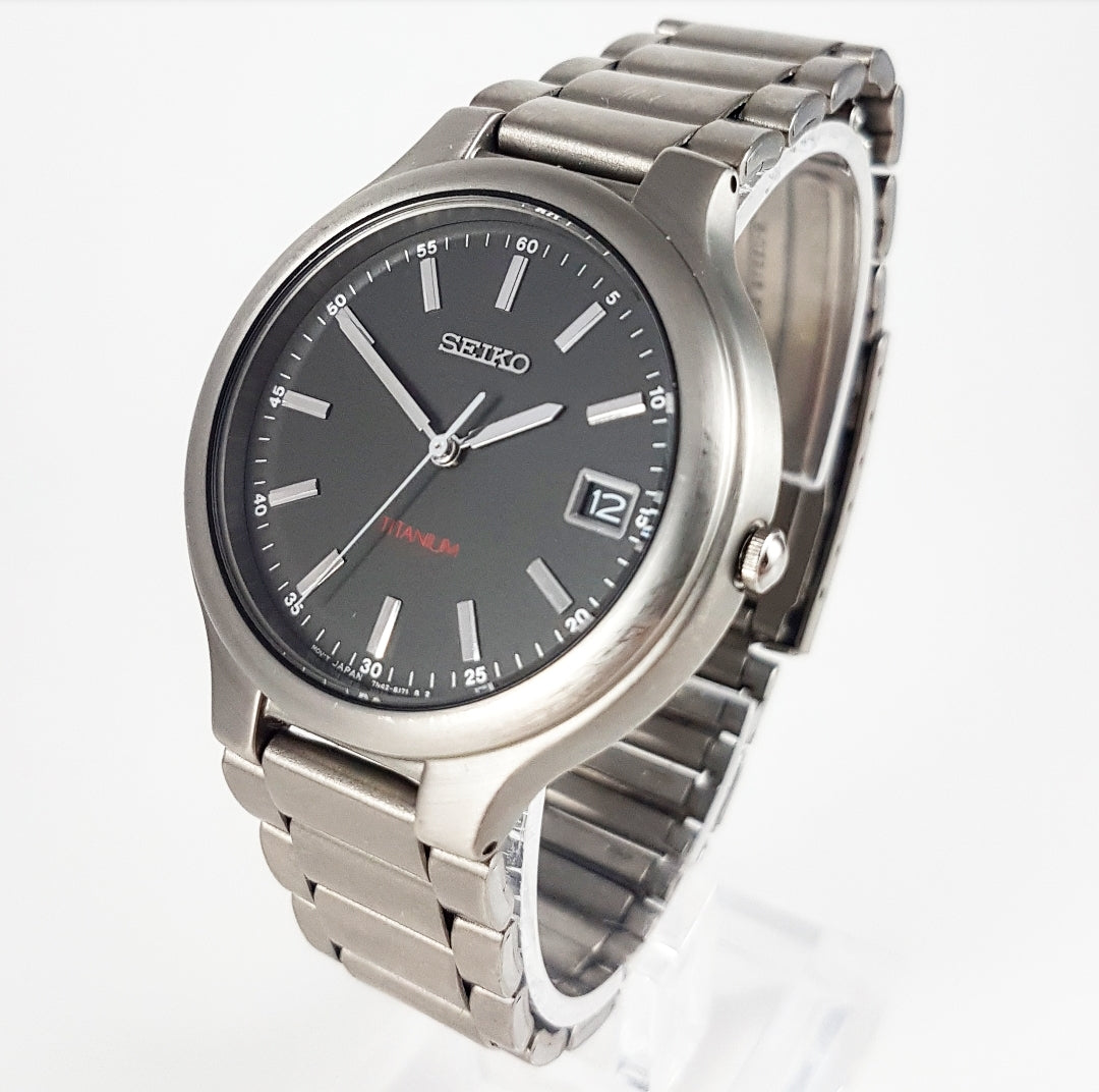 1997 Seiko Quartz 7N42-8100 Titanium – Mornington Watches