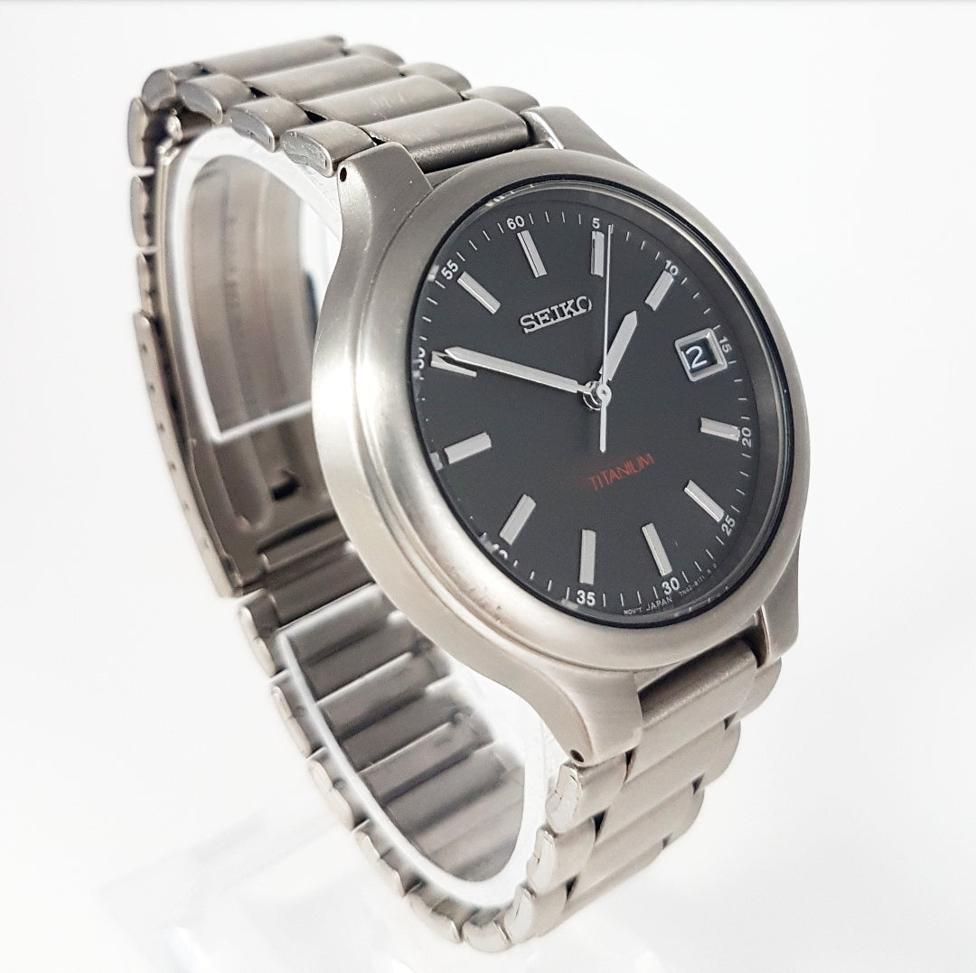 1997 Seiko Quartz 7N42-8100 Titanium – Mornington Watches