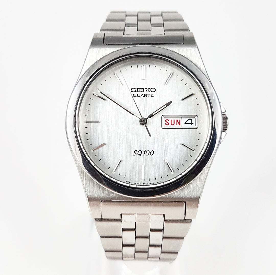1990 Seiko SQ100 7N43-8001 Quartz – Mornington Watches