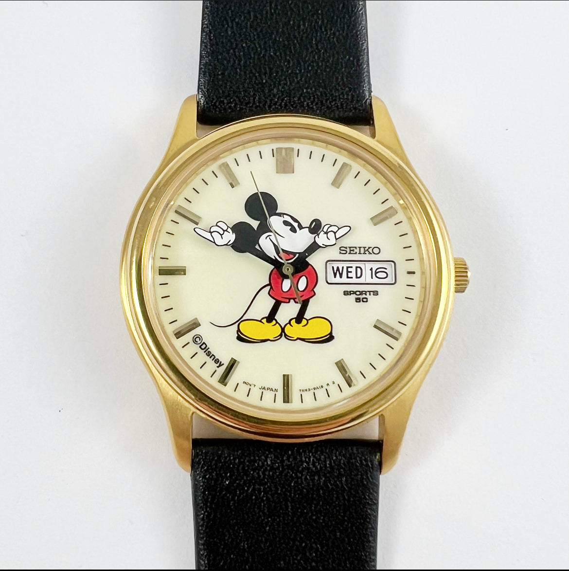 1995 Seiko Sports 50 Mickey Mouse 7N43-9A00 Quartz – Mornington Watches