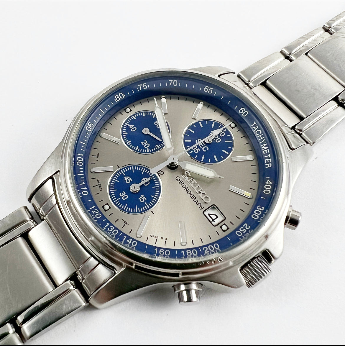 2003 Seiko Chronograph 7T92-0BA0 Quartz – Mornington Watches