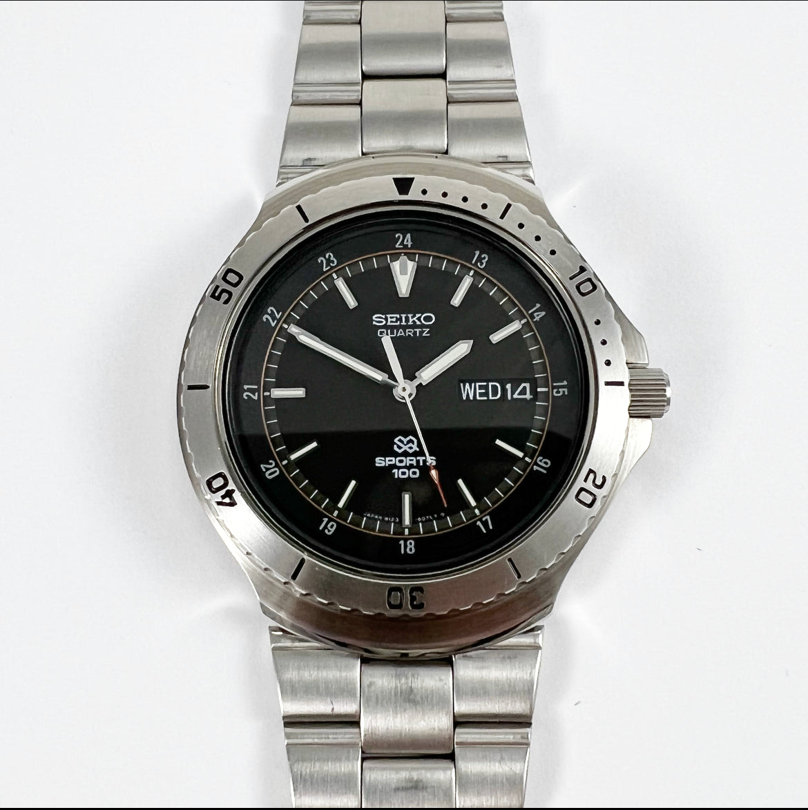 1982 Seiko SQ Sports 100 8123-6040 Quartz – Mornington Watches