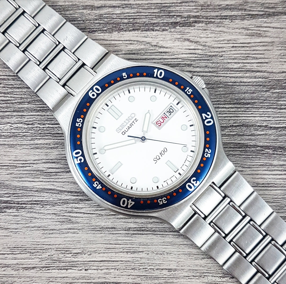 1989 Seiko SQ100 5Y23-6130 Quartz – Mornington Watches