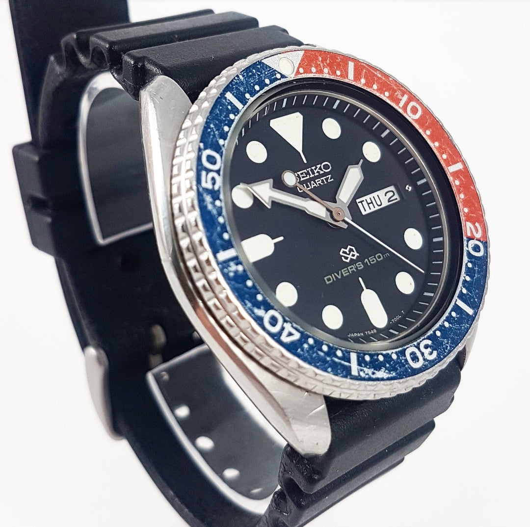 1982 Seiko SQ Quartz Divers 150m 7548-700B – Mornington Watches