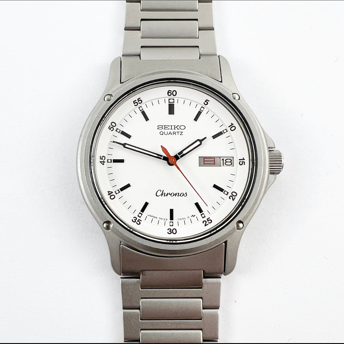1984 Seiko Chronos 7433-7030 JDM Quartz – Mornington Watches
