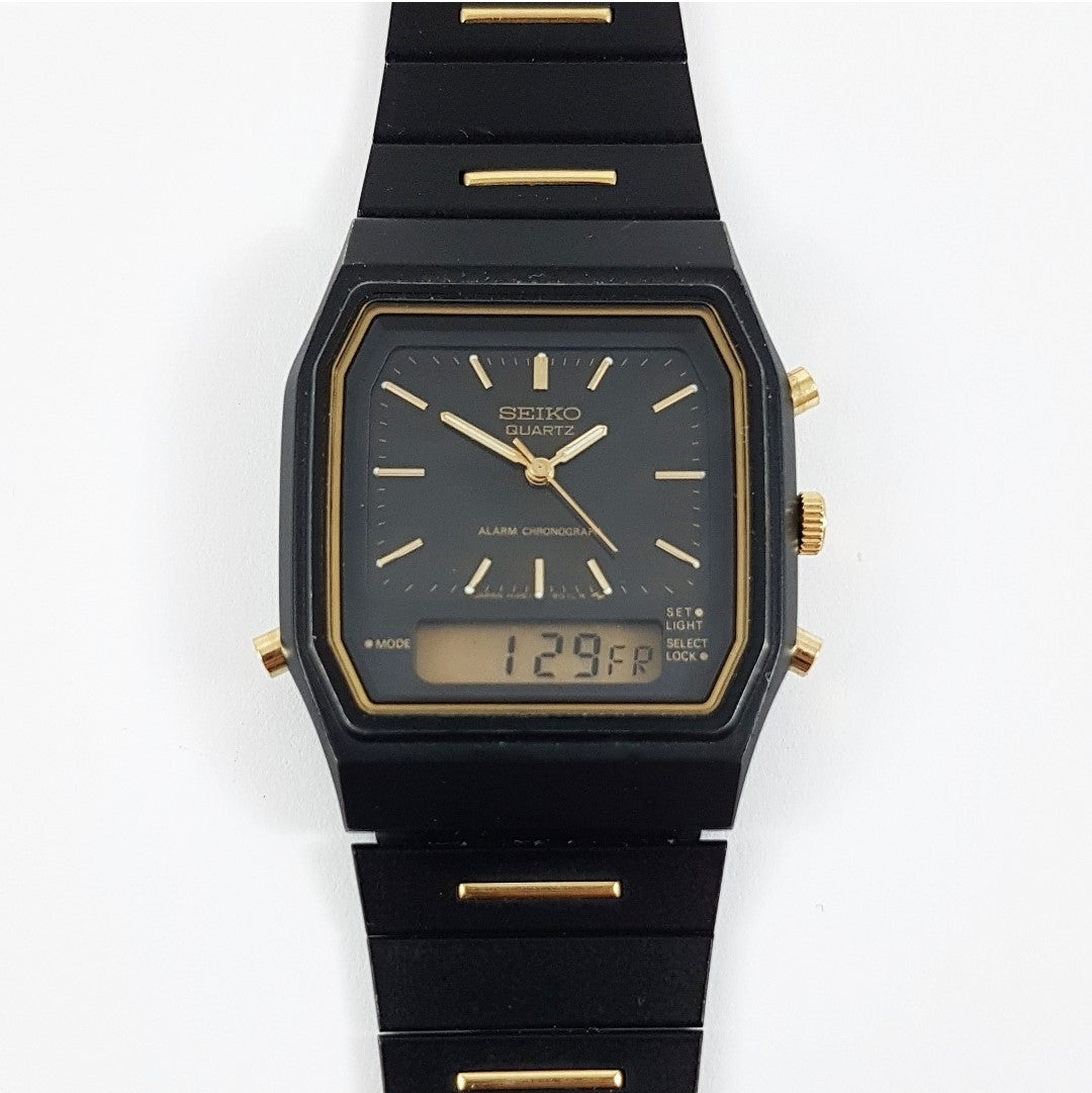 1985 Seiko SQ H461-5030 Quartz Alarm Chronograph – Mornington Watches