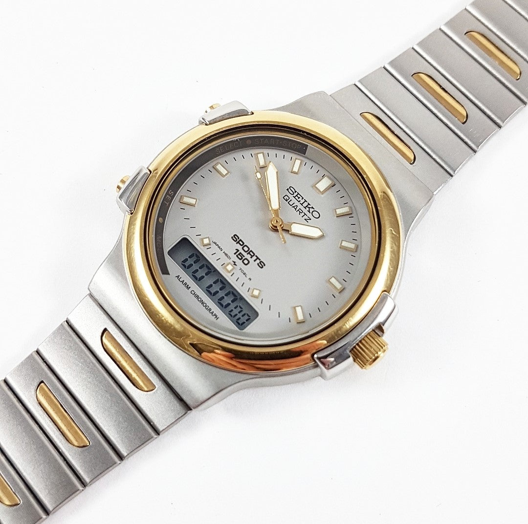 1987 Seiko SQ Sports 150 H601-7050 Quartz – Mornington Watches