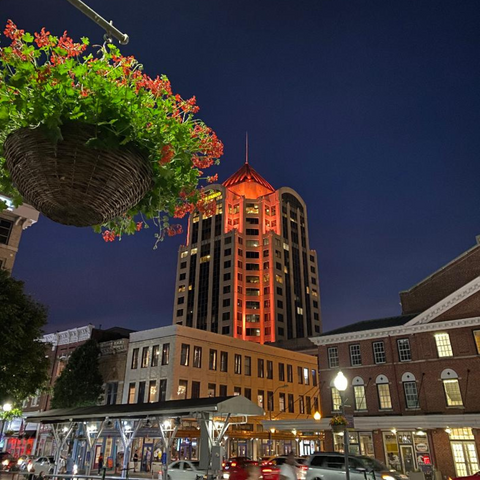 Downtown Roanoke at Night