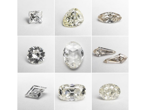 Old Mine Cut Diamonds | Rose Cut Diamonds | Alternative Diamonds