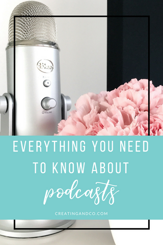 As you may know, I love to read and listen to audiobooks.  But when I'm not listening to an audiobook, my new favorite thing is listening to podcasts!  They seem to be all the rage right now and there is a podcast for almost ANY topic!