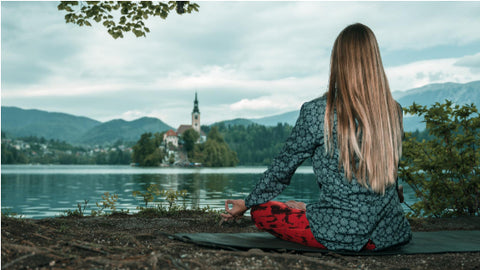 girl meditating 