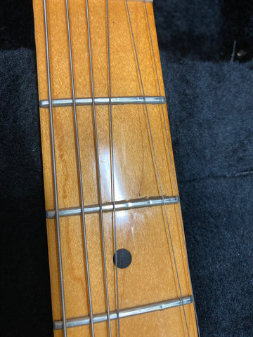 worn out guitar frets