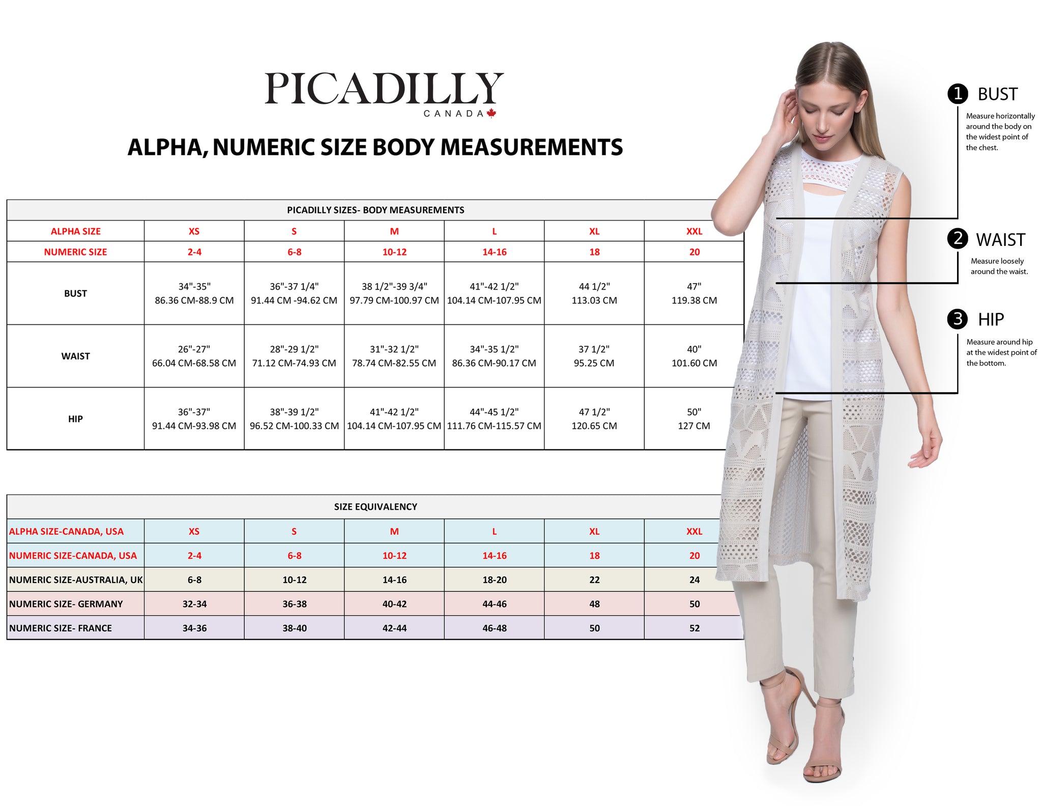 Sizing Guide  Womens Fashion And Accessories