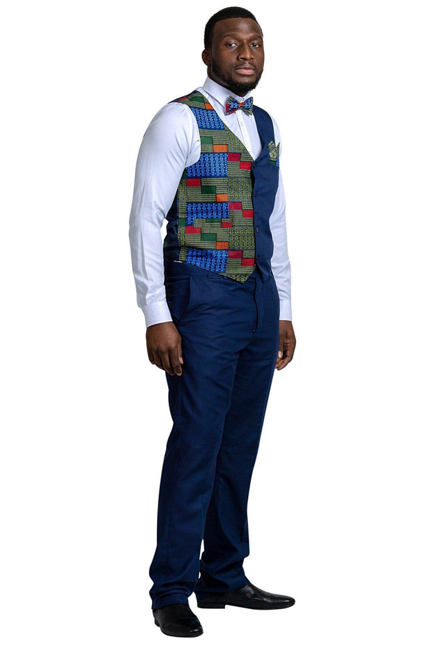 african print suit for men