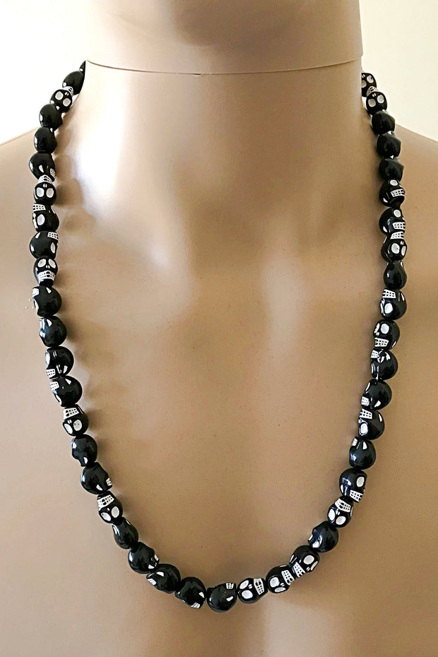 skull bead necklace