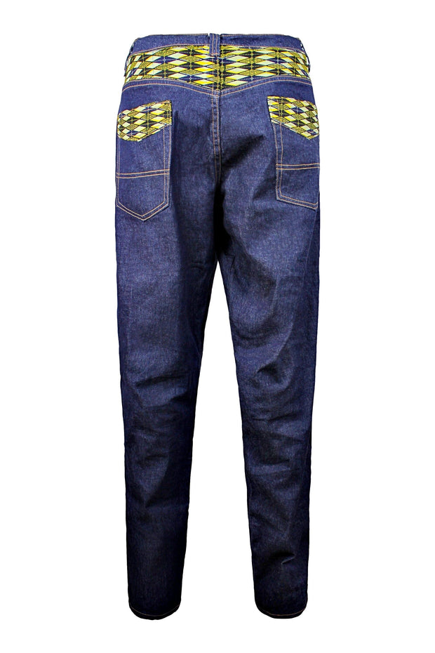 dark blue jeans pant