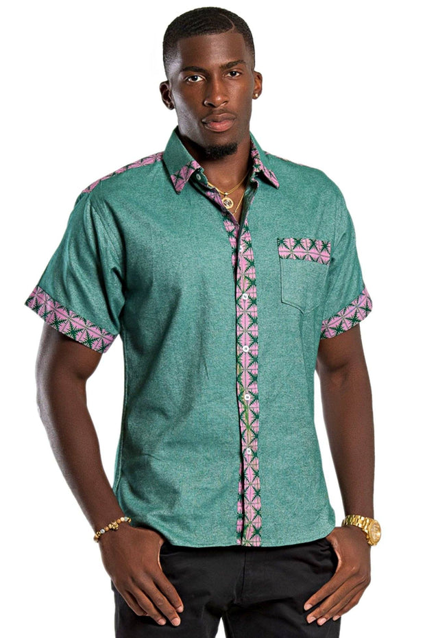 african print short sleeve shirts