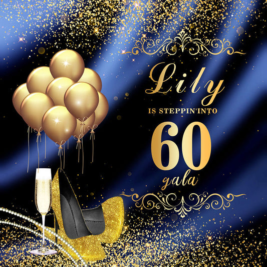 Elegant Champagne Gold Pearl 30th Birthday Party Backdrop Decoration –  ubackdrop