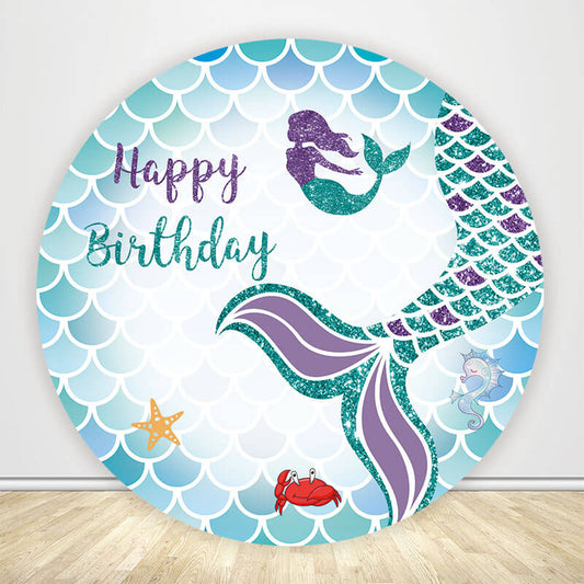 Various Good Looking Mermaid Theme Custom Backdrop for Birthday Events &  Baby Shower – ubackdrop