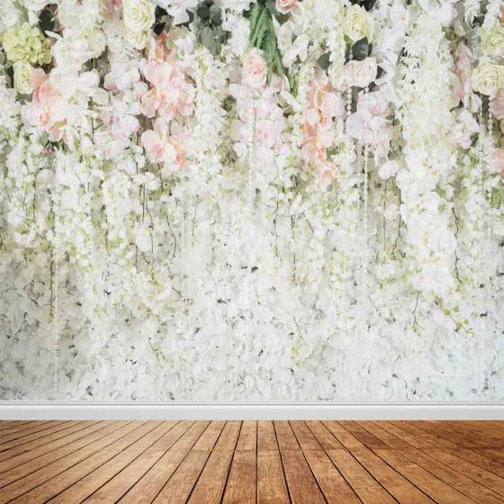 White and Pink Rose Flower Custom Backdrop – ubackdrop