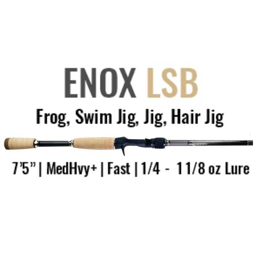 ALX Rods ENOX LSB- Frog, Swim Jig, Jig, Hair Jig- 7'5