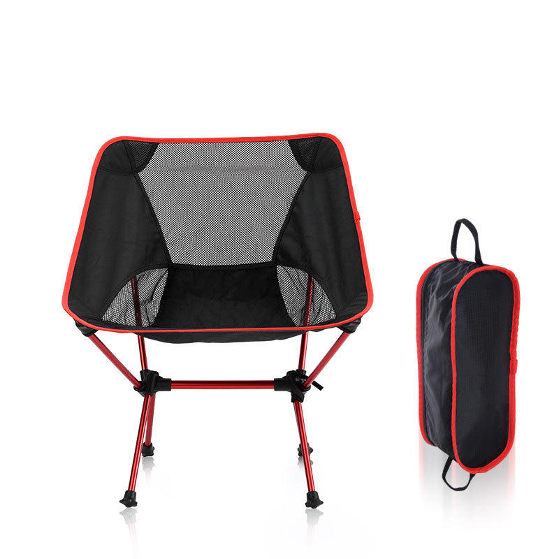 Scaun pliabil de exterior, portabil ?i foarte u?or, din aluminiu, scaun pentru camping, pescuit sau relaxare
