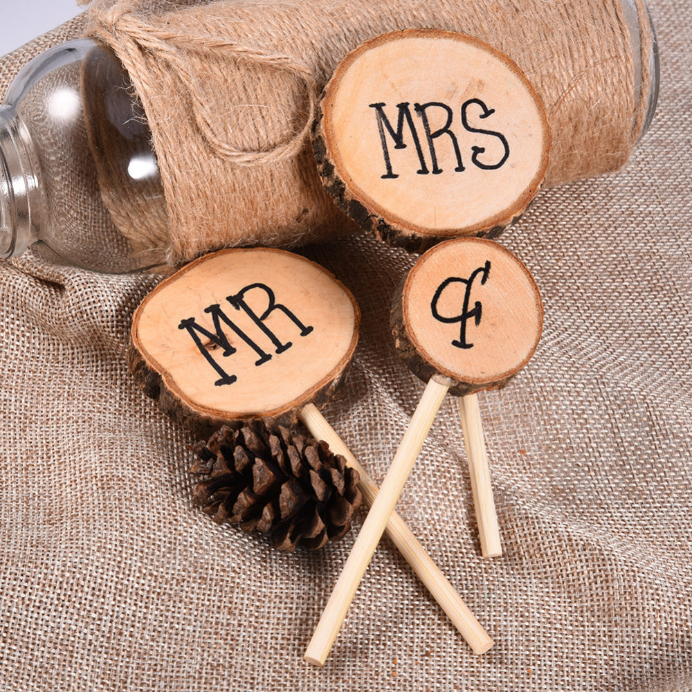 Decoratiuni pentru nunta cu inscriptii pentru cuplur