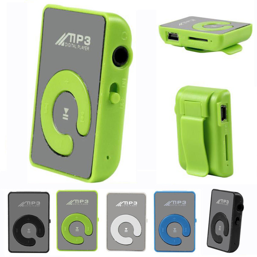 MP3 Player, Mini USB, cu clema, Media player muzica, Ecran LCD, suporta card TF