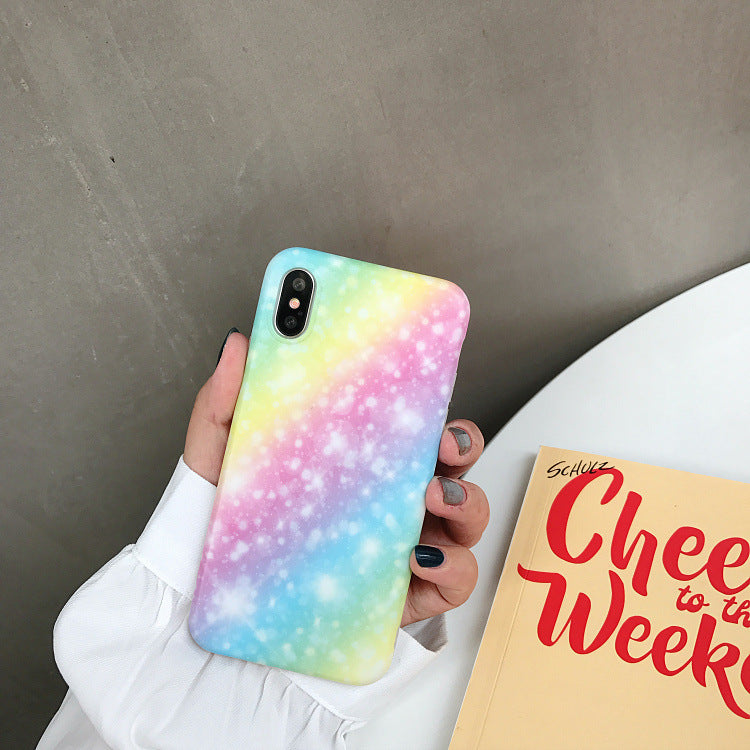 Carcasa Mata de Telefon, Pentru iPhone, model Stele Colorate