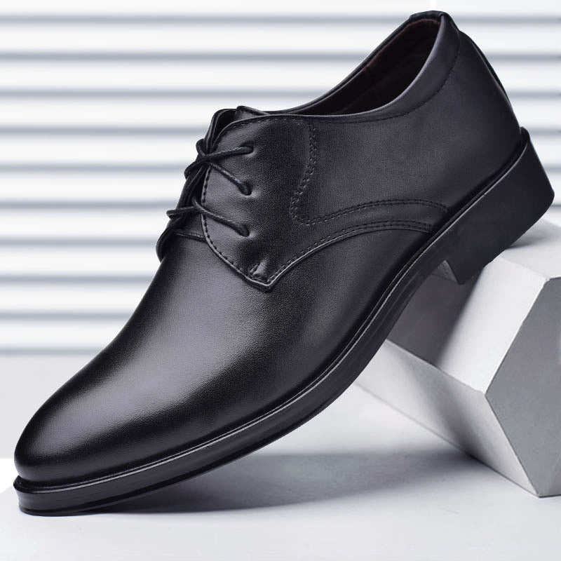 Pantofi in stil business pentru barbati, tip Oxford, pantofi eleganti cu ?iret
