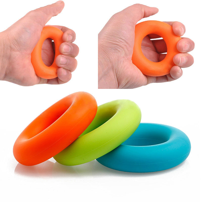 Flexor de mana rotund, din silicon, de 7cm, dispozitiv sportiv pentru antrenamentul mainilor