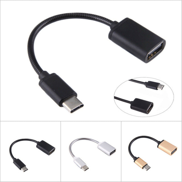 Cablu adaptor de la USB tip C la OTG, transfer de data si incarcare