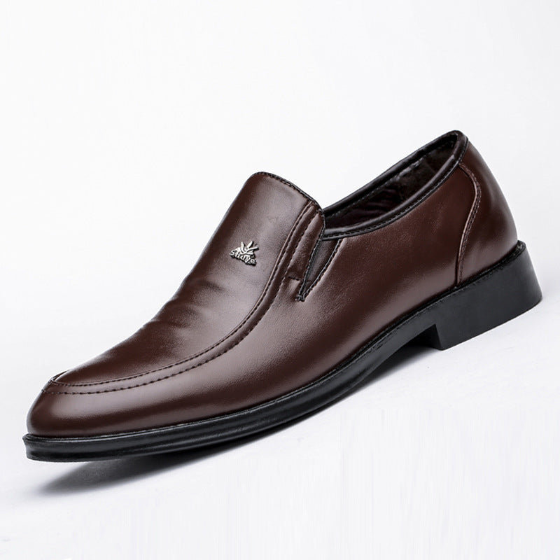 Pantofi business pentru barbati, din piele ecologica, stil Oxford, potriviti pentru nunta
