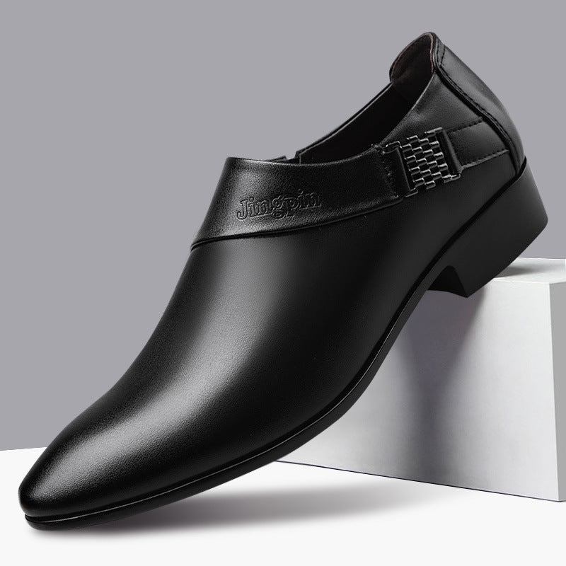 Pantofi business pentru barbati, din piele ecologica, potriviti pentru nunta