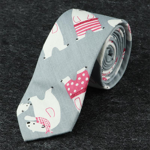 

Cravată pentru Bărbați 6 cm, Îngustă, Ediție Desene animate Ursuleț