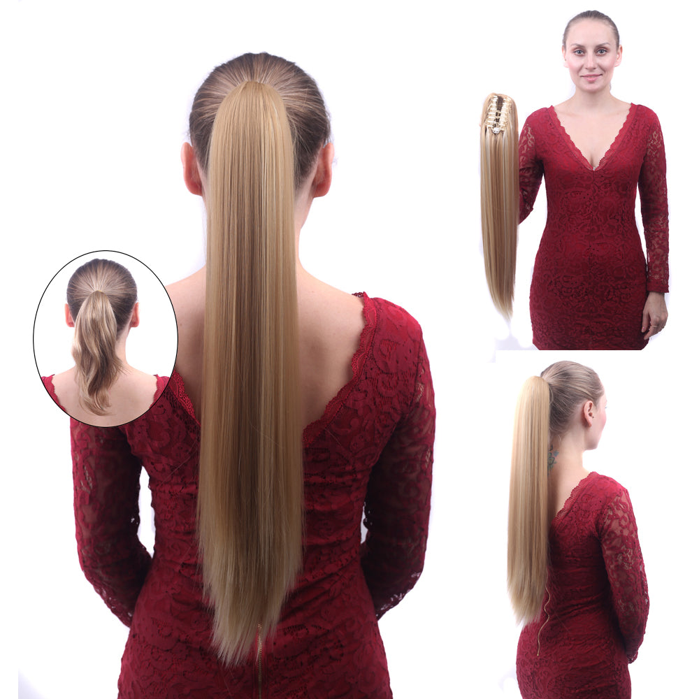 Extensie din par sintetic stil ponytail, cu prindere