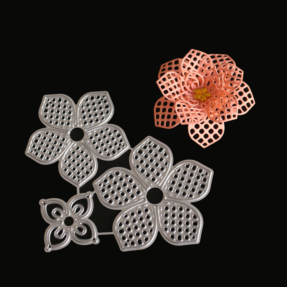 Floare din metal 3d, pentru taiat in forme, Model decoratii