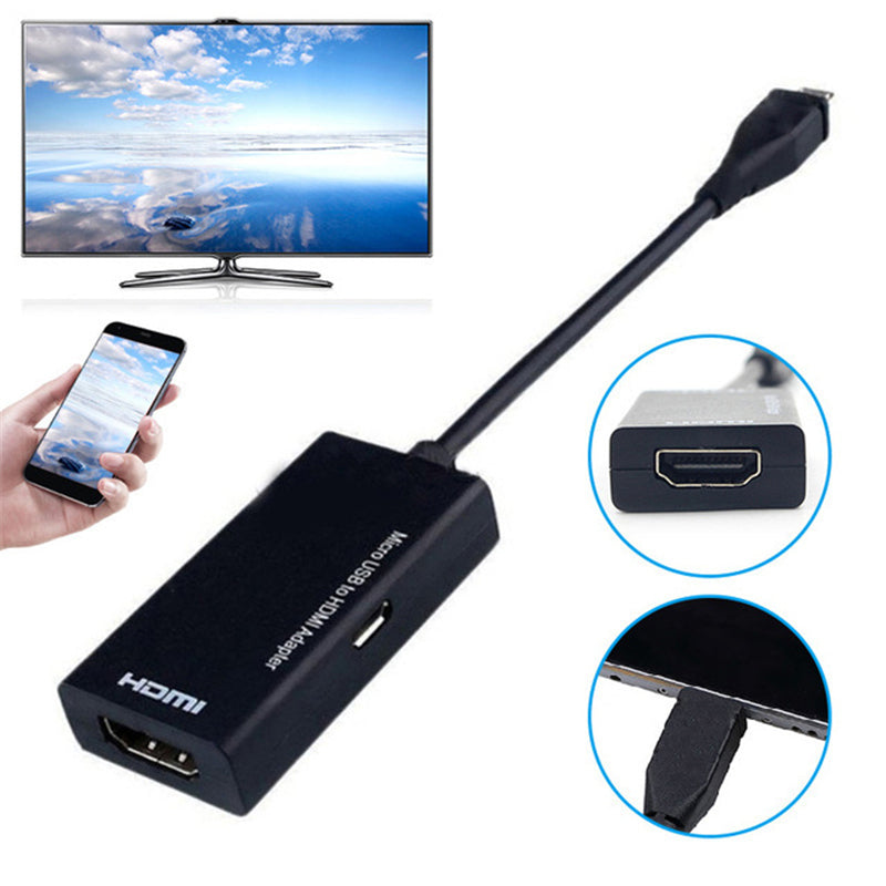 1 cablu adaptor Mhl micro-USB la Hdmi pentru telefon sau tableta