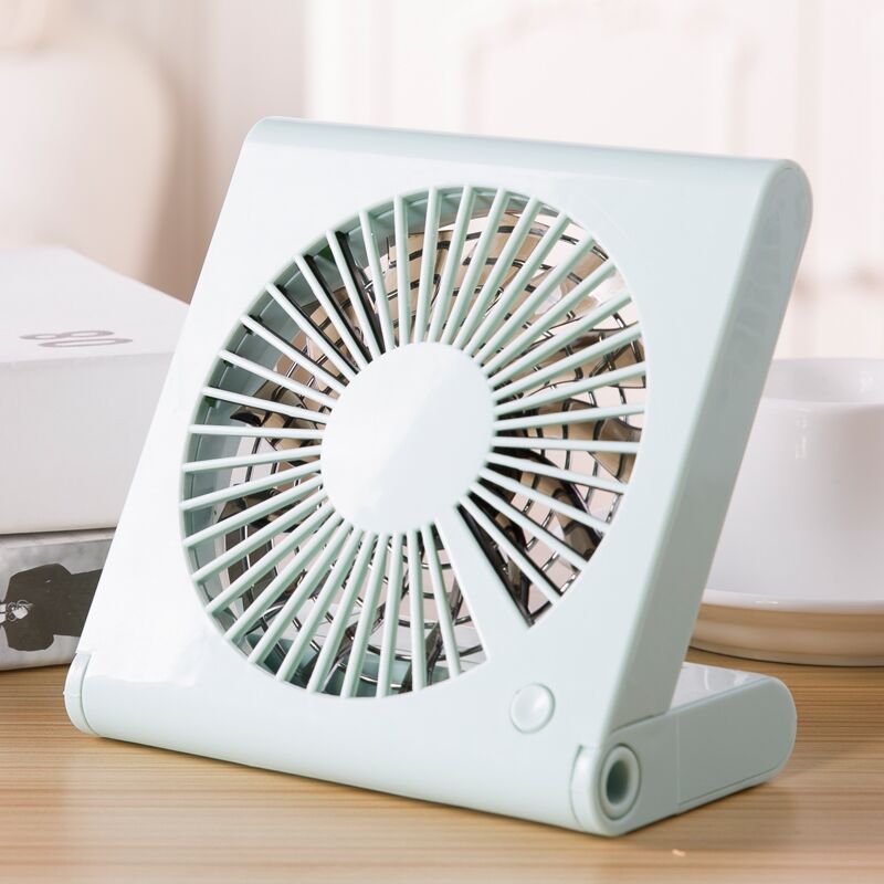 Ventilator mini portabil si stilat, silentios si pliabil, cu incarcare prin usb