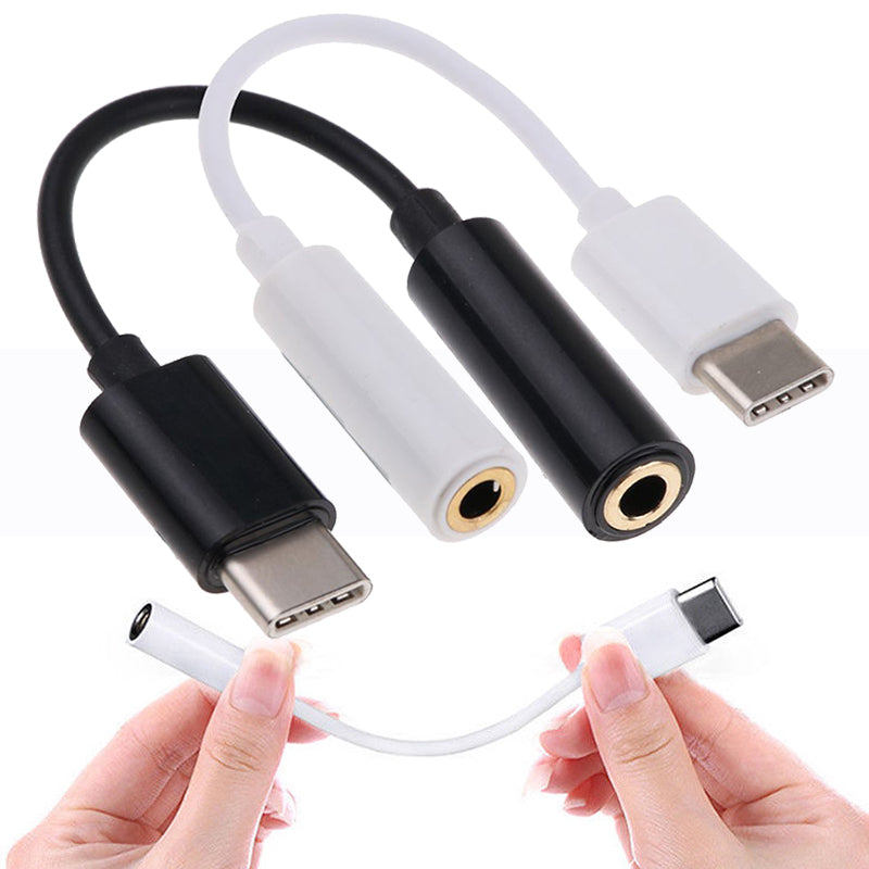 Cablu adaptor USB tip C la casti sau boxe audio cablu feminin