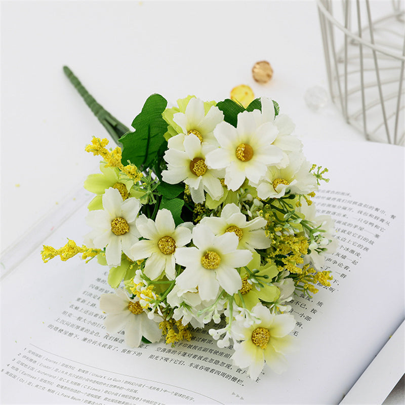 Set de 3 buchete de flori artificiale, orhidee dansatoare, flori pentru decoratiunile de nunta, locuinte sau birouri